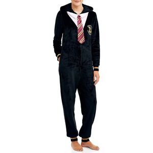 Harry Potter Women's Gryffindor House Uniform One Piece Union Suit Onesie M